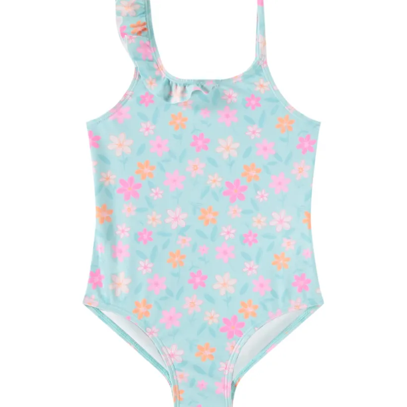 Eén stuk badpak met bloemen meisjes