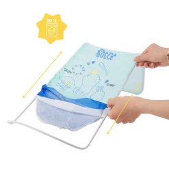 Ergonomische badhangmat blauw Badabulle