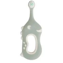 Ergonomische tandenborstel 6M+ Groene dinosaurus