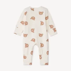Evoluerende rompert met berenprint voor baby