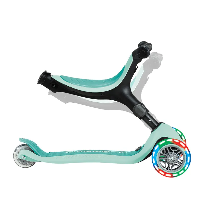 Evoluerende step Go Up Active Plus Lights mint met 3 gebruiksmodi en verlichte wielen