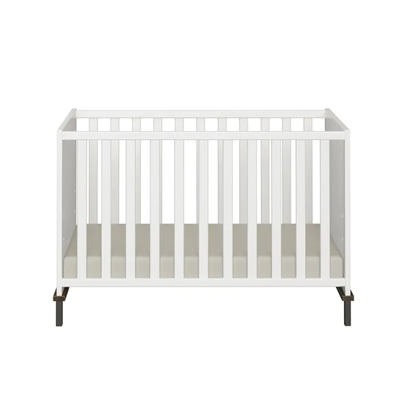 Evolutief Bed 60 x 120 cm Lovely Aliv Off white/Dark walnut