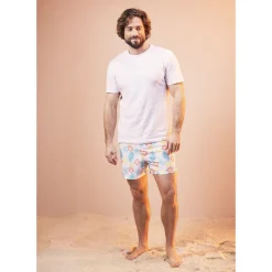 Exotische print zwembroek voor mannen