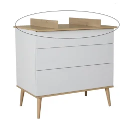 Extensie luiertafel voor de Commode Flow - White