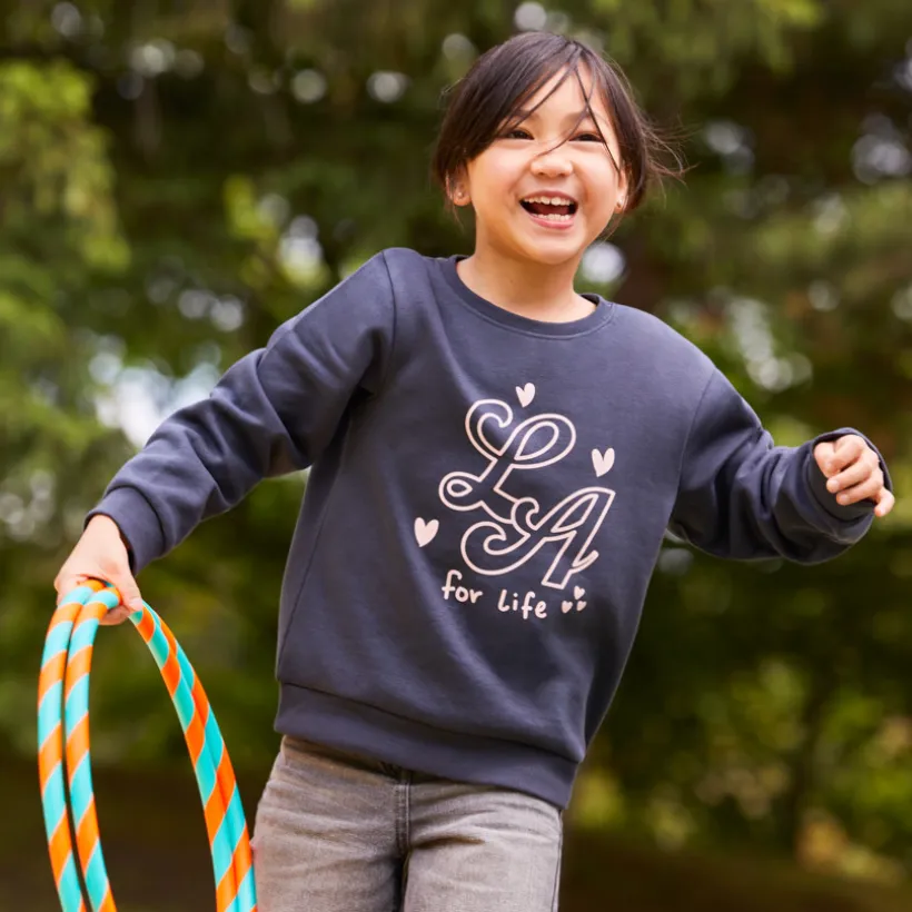 Fantasie fleece sweatshirt meisjes