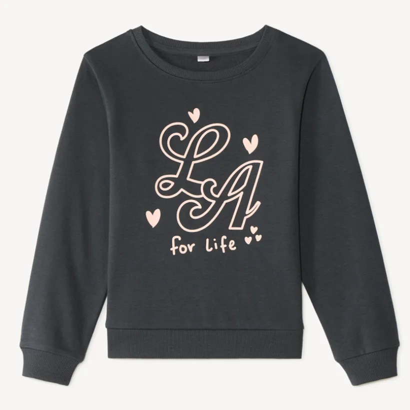 Fantasie fleece sweatshirt meisjes