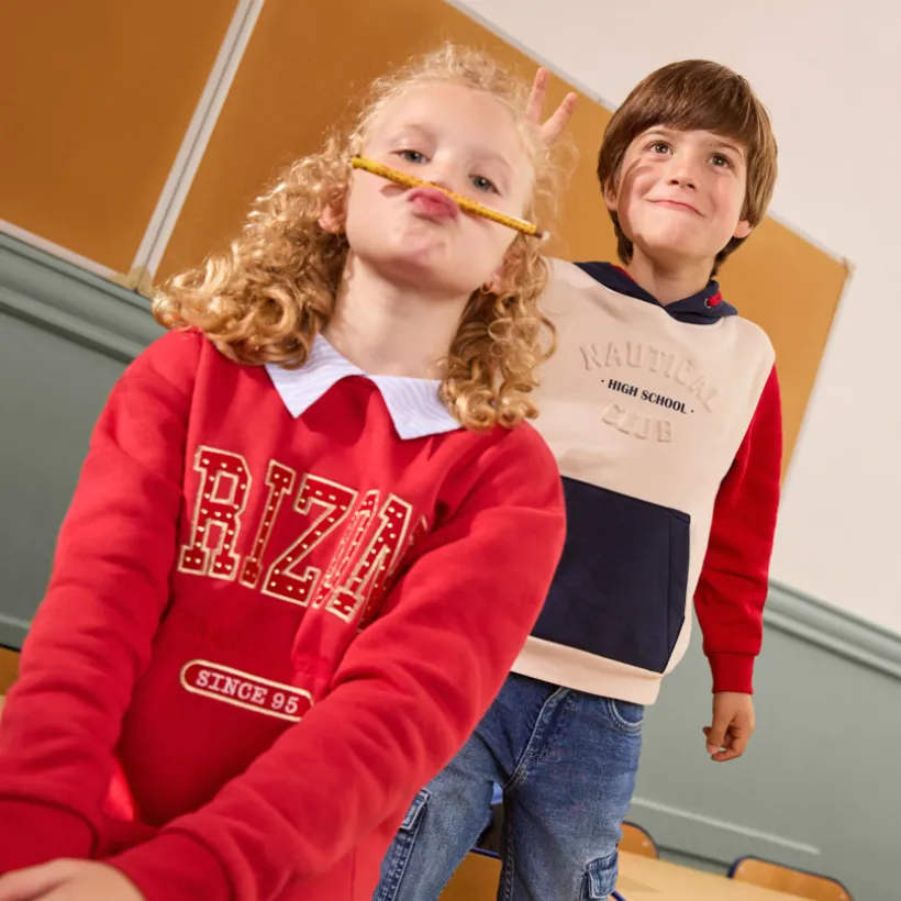 Fantasiejurk van fleece met hemdkraag meisjes