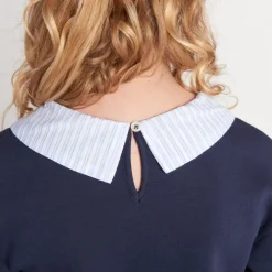 Fantasiejurk van fleece met hemdkraag meisjes