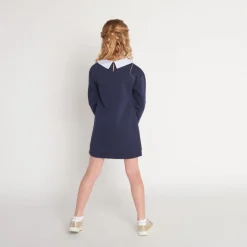 Fantasiejurk van fleece met hemdkraag meisjes