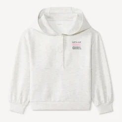 Fantasy fleece hoodie for girls