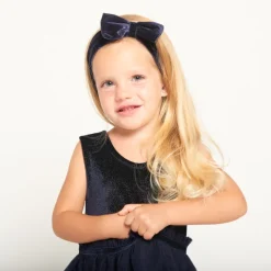Feestjurk zonder mouwen met 2-in-1 effect + haarband voor babymeisjes