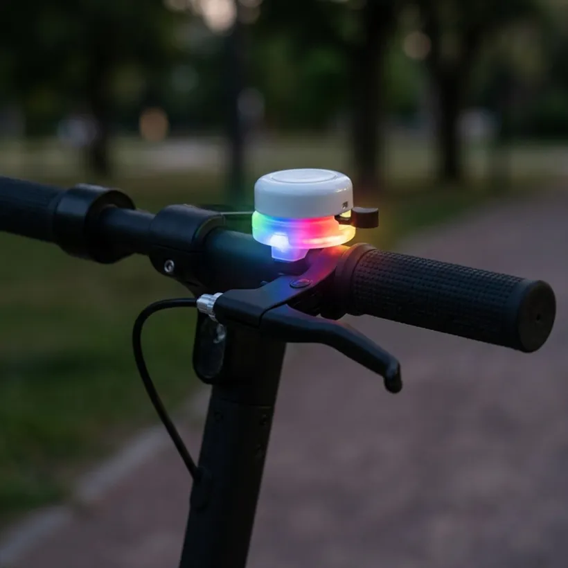 Fietsbel met verlichting BellBrightz Blauw