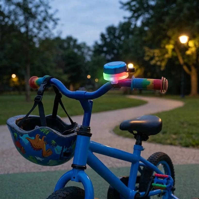 Fietsbel met verlichting BellBrightz Blauw