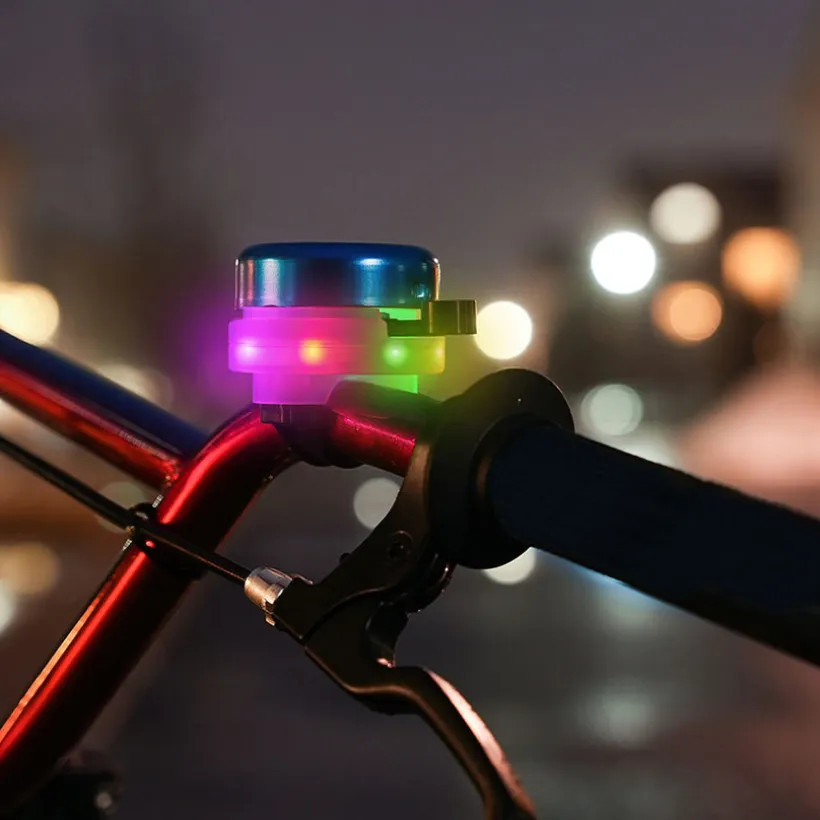 Fietsbel met verlichting BellBrightz Blauw