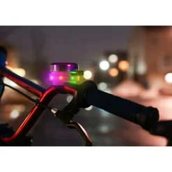 Fietsbel met verlichting BellBrightz Roze