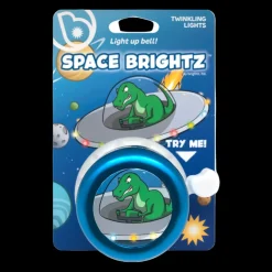 Fietsbel met verlichting SpaceBrightz Blauw