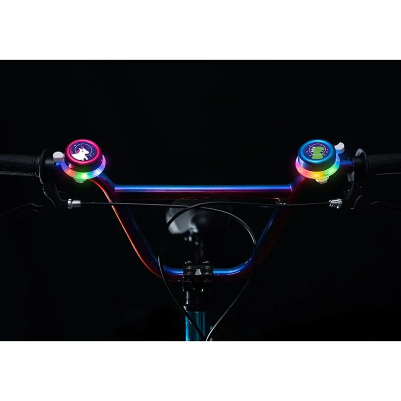 Fietsbel met verlichting SpaceBrightz Roze