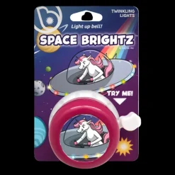 Fietsbel met verlichting SpaceBrightz Roze