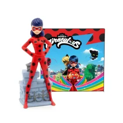 Figurine audio Tonies Miraculous Ladybug met 44 minuten originele aflevering in 2 delen voor kinderen vanaf 6 jaar