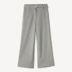 Flanellen broek voor meisjes met stras hart
