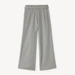 Flanellen broek voor meisjes met stras hart