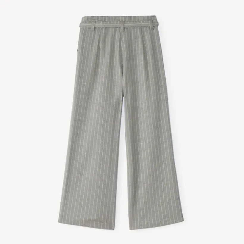 Flanellen broek voor meisjes met stras hart