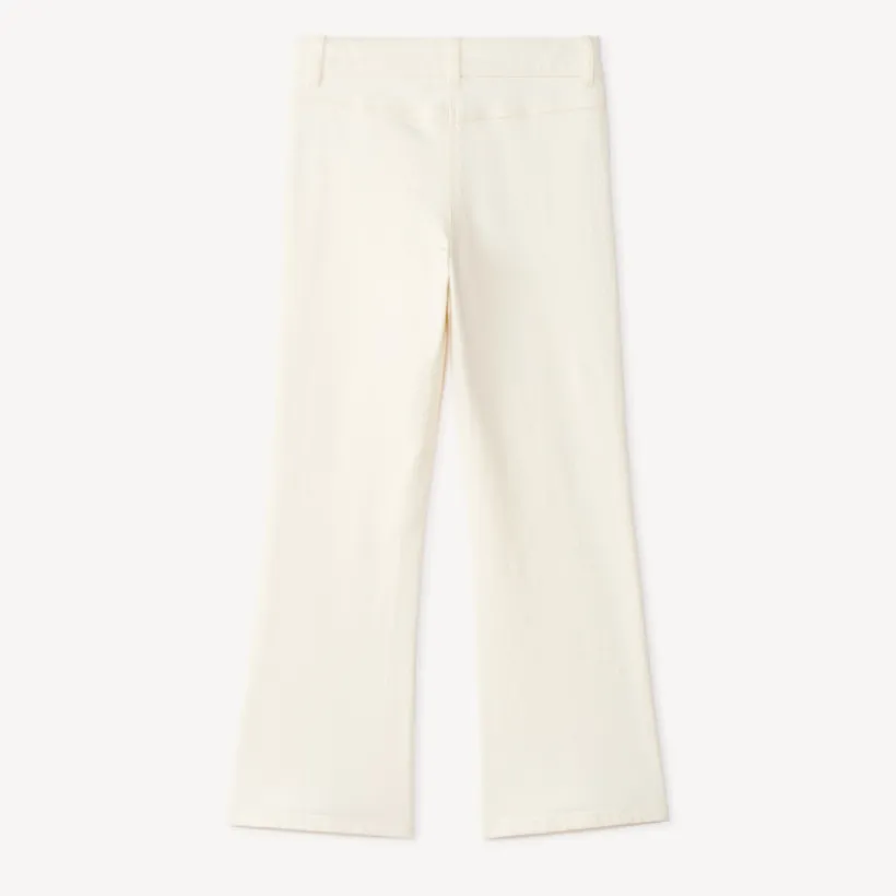Flared jeans met opgestikte zakken meisjes