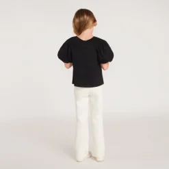 Flared jeans met opgestikte zakken meisjes