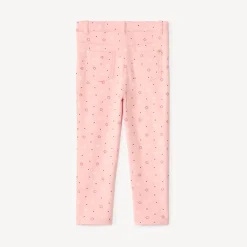 Fleece joggingbroek met fantasierijke alloverprint meisjes