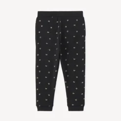 Fleece joggingbroek met glinsterende strikjes voor babymeisje