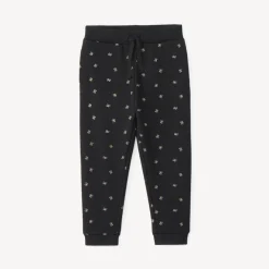 Fleece joggingbroek met glinsterende strikjes voor babymeisje
