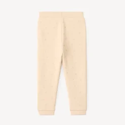 Fleece joggingbroek met glinsterende strikjes voor babymeisje