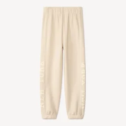 Fleece joggingbroek met print en pailletten meisjes