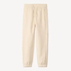 Fleece joggingbroek met print en pailletten meisjes
