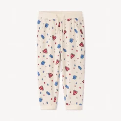 Fleecejoggingbroek met Superman Warner-print voor babyjongens