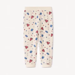 Fleecejoggingbroek met Superman Warner-print voor babyjongens