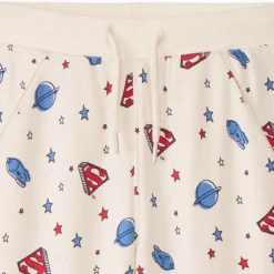 Fleecejoggingbroek met Superman Warner-print voor babyjongens