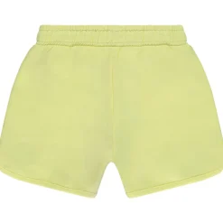 Fleece short met contrasterende aantrekkoorden meisjes