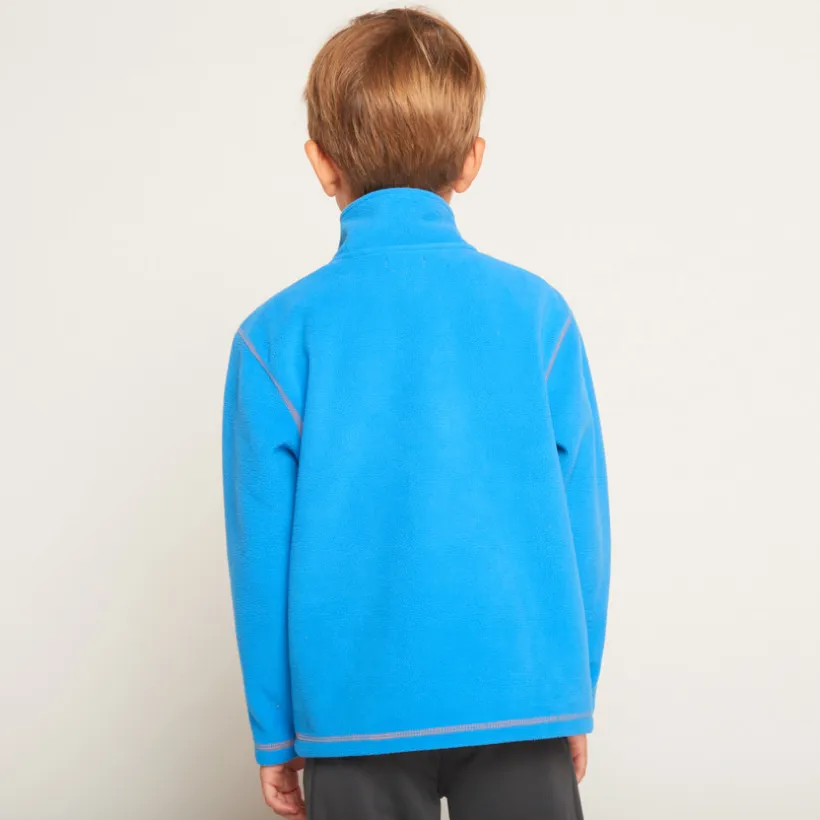 Fleece skid sweatshirt met rits jongens