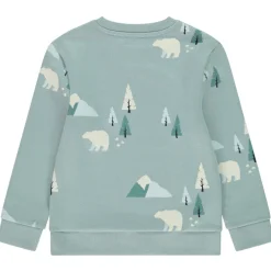 Fleece sweatshirt met fantasieprint jongens