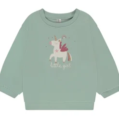 Fleece sweatshirt met fantasieprint meisjes