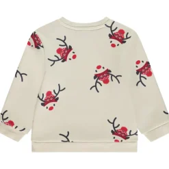 Fleece sweatshirt met kerst rendieren voor jongen