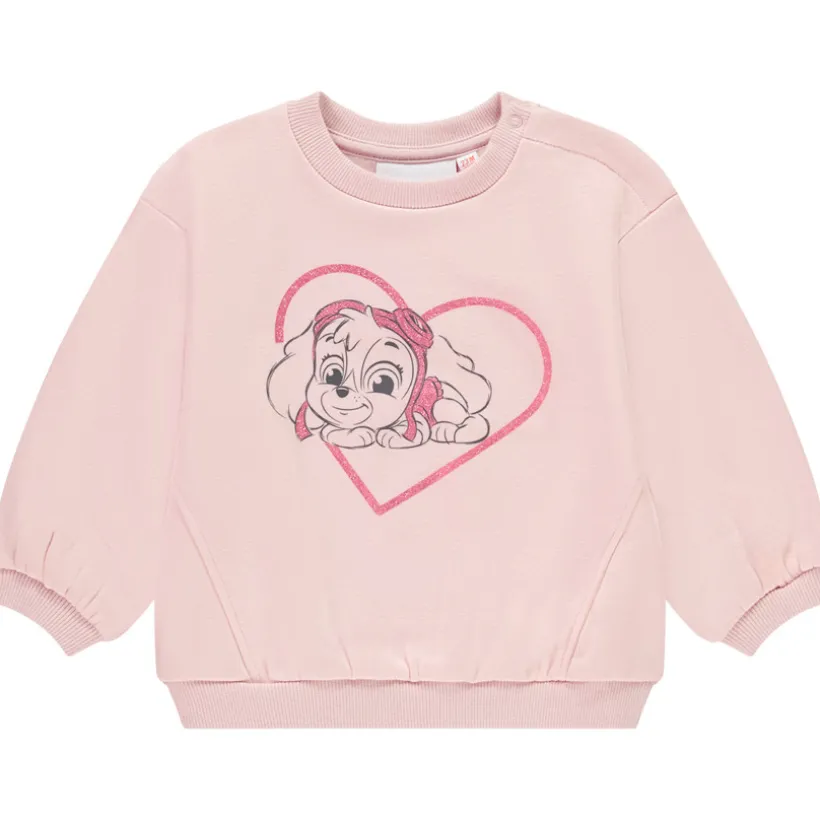 Fleece sweatshirt met print van Pat Patrouille Skye meisjes