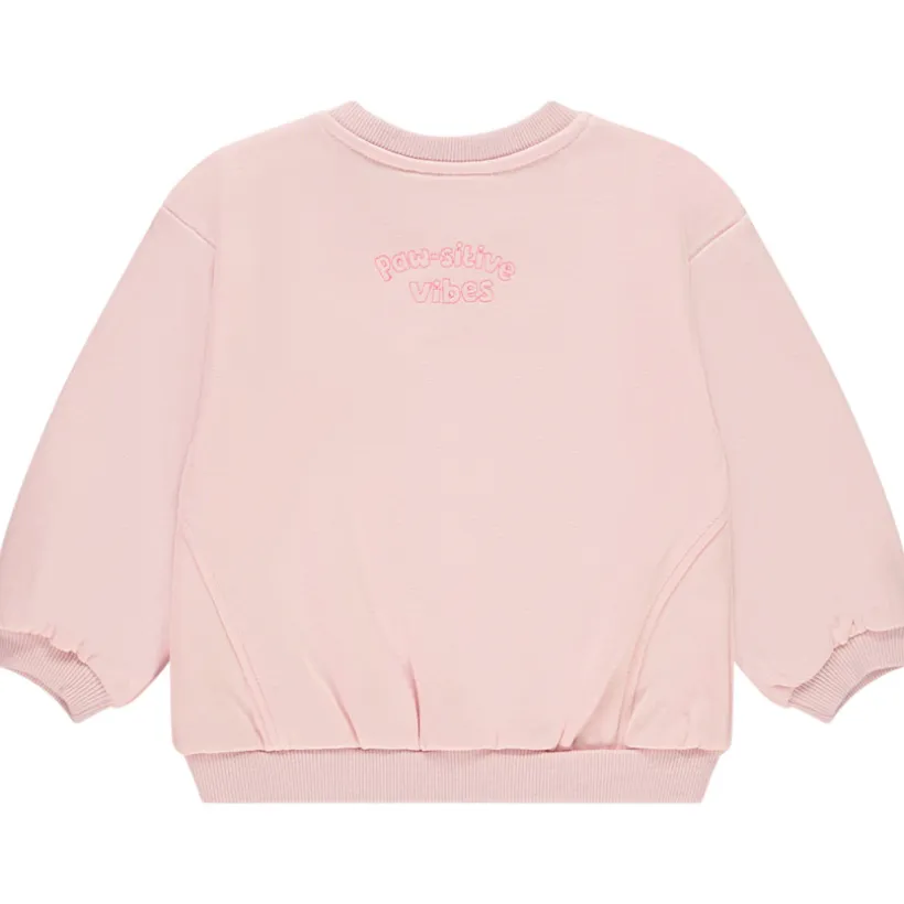 Fleece sweatshirt met print van Pat Patrouille Skye meisjes