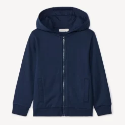 Fleecevest met kap voor jongens