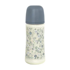 Fles met fysiologische speen SX PRO L 360ml Wonderland Liberty blauw