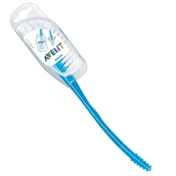 Flessen- en speenborstel blauw