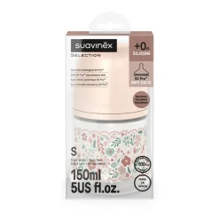 Flessen met fysiologische speen SX PRO S 150 ml Wonderland Liberty roze