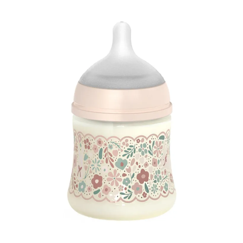 Flessen met fysiologische speen SX PRO S 150 ml Wonderland Liberty roze