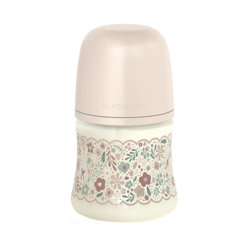 Flessen met fysiologische speen SX PRO S 150 ml Wonderland Liberty roze